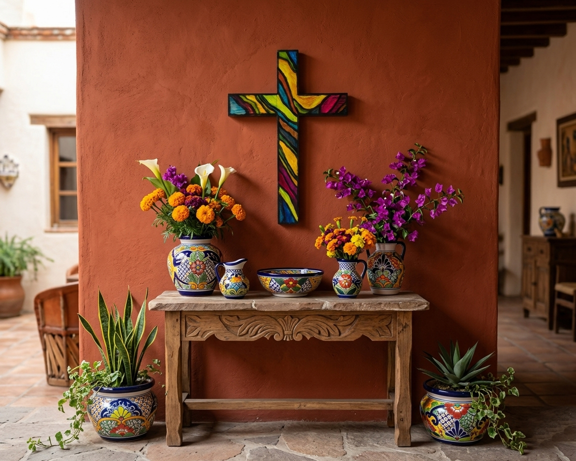 The Stained Glass Cross